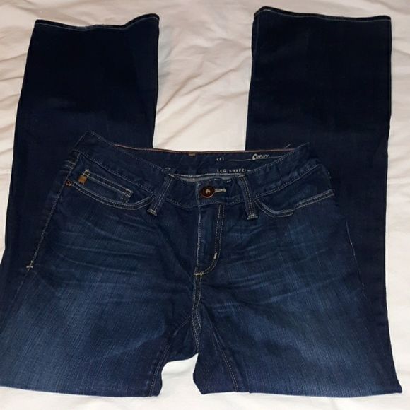 Eddie Bauer Curvy Fit Boot Cut Jeans Size 2 - Picture 3 of 8